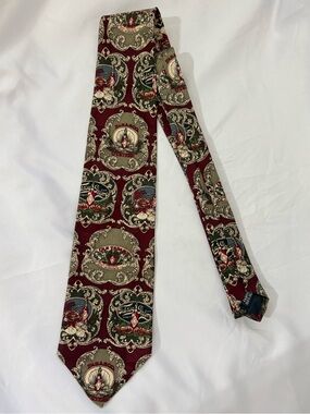 Tabasco Vintage Silk Novelty Patterned Tie